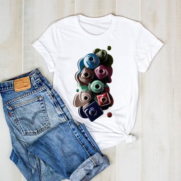 women print 3d bottle fingernail fashion lady lady graphic t ladies clothes tee female tshirt womens shirt clothing t-shirt, White
women print 3d bottle fingernail fashion lady lady graphic t ladies clothes tee female tshirt womens shirt clothing t-shirt, White