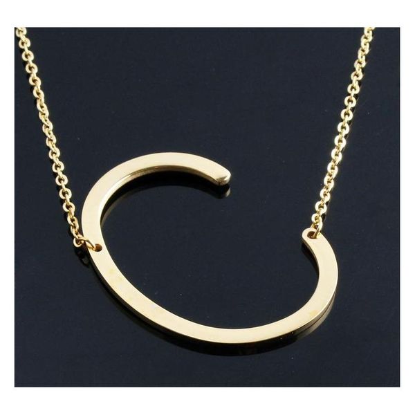 host sale sideways personalized letter name initial gold silver plated stainless steel necklace pendant f jllhll yy_dhhome
host sale sideways personalized letter name initial gold silver plated stainless steel necklace pendant f jllhll yy_dhhome
