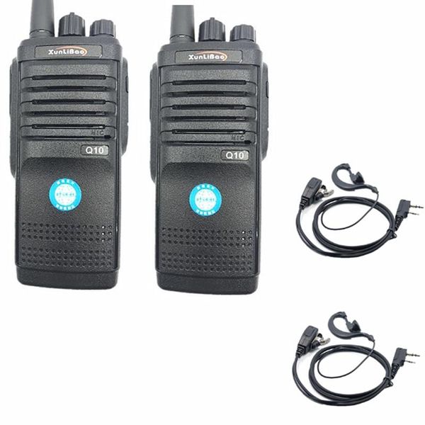 walkie talkie 2pcs q10 high power two-way radio uhf portable ham fmr xunlibao cb 10w programmable interphone
walkie talkie 2pcs q10 high power two-way radio uhf portable ham fmr xunlibao cb 10w programmable interphone