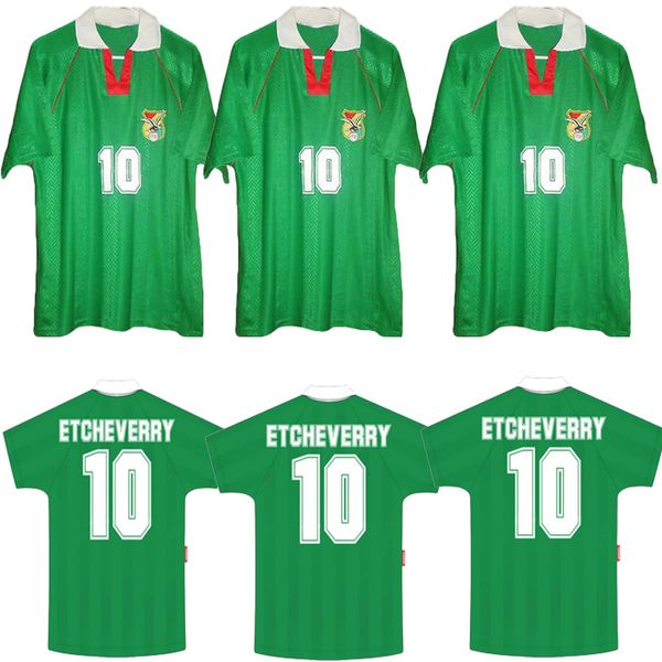 bolivia 1994 retro version sport club do retro etcheverrey 10 soccer jersey 94 short sleeve uniform vintage kits football shirts, Black;yellow
bolivia 1994 retro version sport club do retro etcheverrey 10 soccer jersey 94 short sleeve uniform vintage kits football shirts, Black;yellow