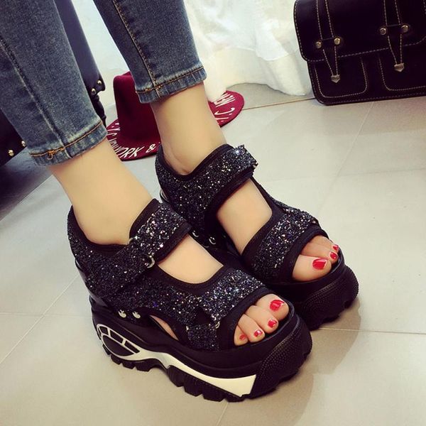 womens sequins bling platform wedge shiny sport sandals casual super high heel shoes black sliver summer new 2021
womens sequins bling platform wedge shiny sport sandals casual super high heel shoes black sliver summer new 2021
