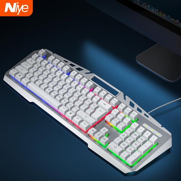 wired gaming keyboard mouse gamer kit mechanical feel keyboards rainbow backlight computer pc game backlit 104 keys keycaps set
wired gaming keyboard mouse gamer kit mechanical feel keyboards rainbow backlight computer pc game backlit 104 keys keycaps set