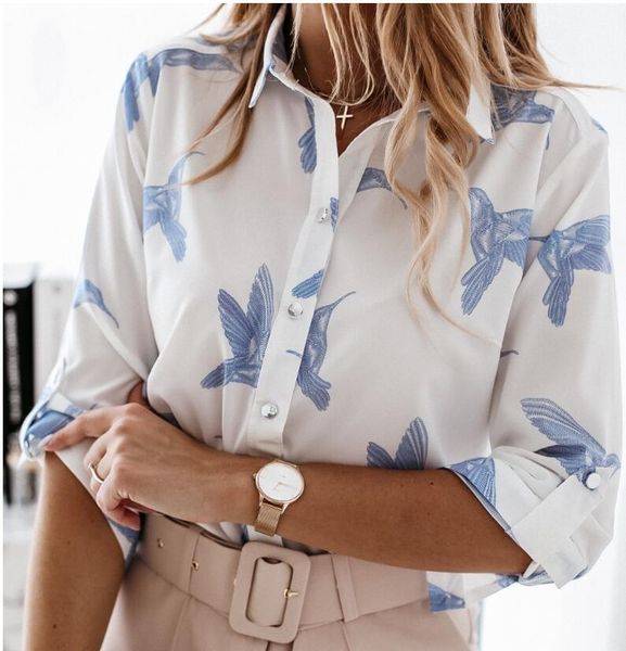 women shirt printing bird long sleeve blouse collar basic white office shirt large size 2020 new style blouse
women shirt printing bird long sleeve blouse collar basic white office shirt large size 2020 new style blouse