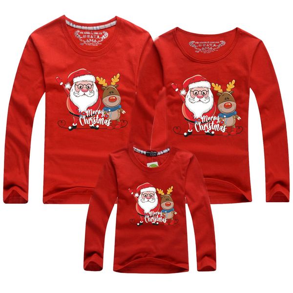 christmas clothes new baby kid dad mom matching family outfits christmas deer print family parent-child long sleev t-shirts, Blue
christmas clothes new baby kid dad mom matching family outfits christmas deer print family parent-child long sleev t-shirts, Blue