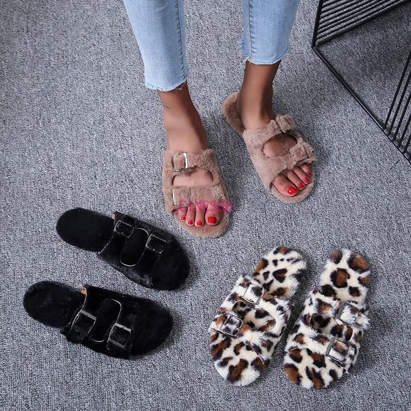 Autumn/winter New 2020 Women Home Warm Fur Soft and Comfortable Slippers Flat Bottom Non-slip Buckle Flip Flop Ms Sandals, Black
Autumn/winter New 2020 Women Home Warm Fur Soft and Comfortable Slippers Flat Bottom Non-slip Buckle Flip Flop Ms Sandals, Black