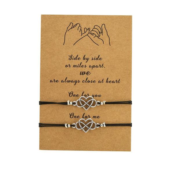 2pcs/set wholesale heart infinity charm bracelet for women men handmade bohemian bracelet for lovers lucky friendship jewelry, Golden;silver
2pcs/set wholesale heart infinity charm bracelet for women men handmade bohemian bracelet for lovers lucky friendship jewelry, Golden;silver