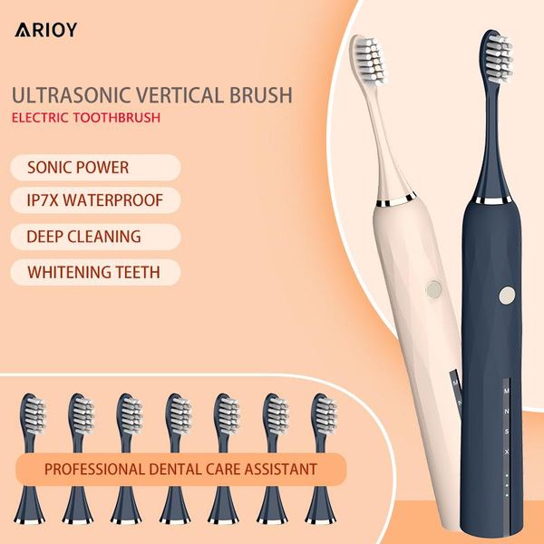 arioy new sonic electric toothbrush ultrasonic oral care teeth deep cleaning whitening massage gum ipx7 waterproof with 4 mode
arioy new sonic electric toothbrush ultrasonic oral care teeth deep cleaning whitening massage gum ipx7 waterproof with 4 mode