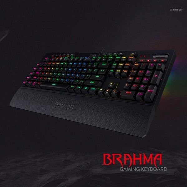 redragon k586 brahma rgb mechanical game keyboard, blue switch, 10 dedicated macro keys, convenient media control and removable1
redragon k586 brahma rgb mechanical game keyboard, blue switch, 10 dedicated macro keys, convenient media control and removable1
