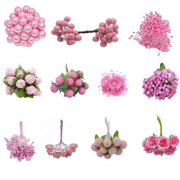 party decoration pink bright berries stamen flower wreath wedding favors supplies diy baby girl birthday christmas decorative fake flowers c
party decoration pink bright berries stamen flower wreath wedding favors supplies diy baby girl birthday christmas decorative fake flowers c