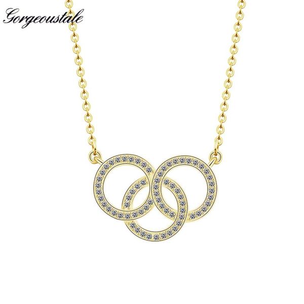 gorgeous tale 3 circle in line necklace women gold color stainless steel chain cz crystal pendant collier femme, Silver
gorgeous tale 3 circle in line necklace women gold color stainless steel chain cz crystal pendant collier femme, Silver