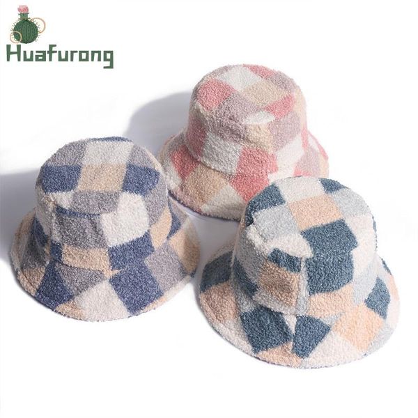 wide brim hats huafurong autumn fisherman hat winter lamb cashmere warm plaid basin travel plush wholesale for women, Blue;gray
wide brim hats huafurong autumn fisherman hat winter lamb cashmere warm plaid basin travel plush wholesale for women, Blue;gray