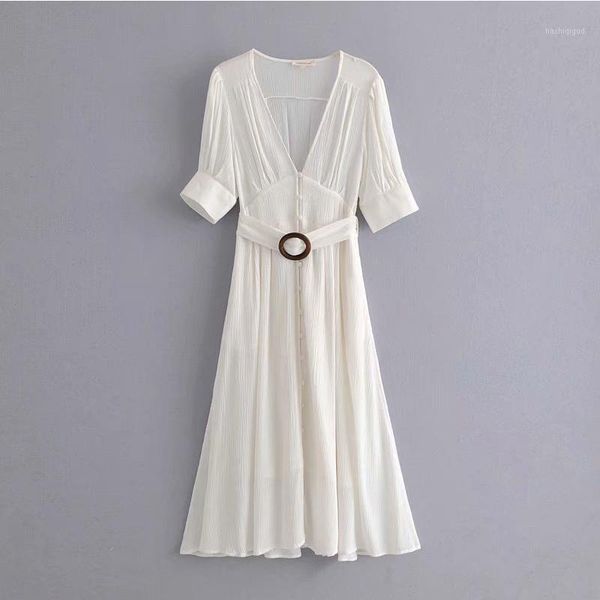 women dress summer 2019 human cotton solid color v-neck buckle high waist lace up dress ms summer slim fit1, Black;gray
women dress summer 2019 human cotton solid color v-neck buckle high waist lace up dress ms summer slim fit1, Black;gray