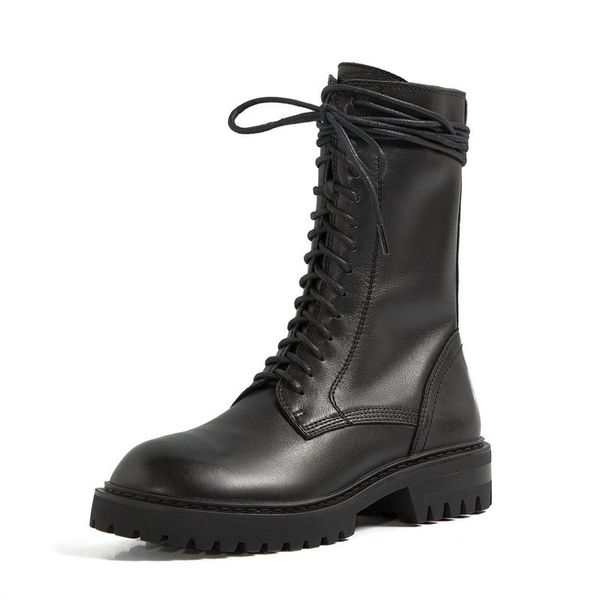 2021 new 100% cow leather women thick low heels mid-calf lace up punk motorcycle ladies soft boots large size 34-43 3p3g, Black
2021 new 100% cow leather women thick low heels mid-calf lace up punk motorcycle ladies soft boots large size 34-43 3p3g, Black