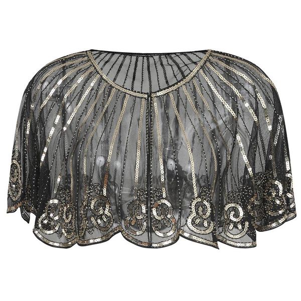 scarves women 1920s shawl evening wedding cape sequin beaded art deco stripped paisley flapper bolero gatsby themed party shrug, Blue;gray
scarves women 1920s shawl evening wedding cape sequin beaded art deco stripped paisley flapper bolero gatsby themed party shrug, Blue;gray