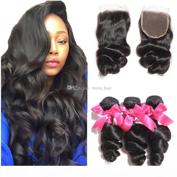 peruvian virgin human hair bundles with lace closure loose wave hair extensions with lace closure 4pcs lot loose deep wavy lace closure, Black;brown
peruvian virgin human hair bundles with lace closure loose wave hair extensions with lace closure 4pcs lot loose deep wavy lace closure, Black;brown