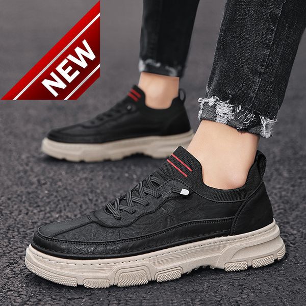 men's 2021 new autumn trend cotton leather casual work clothes martin boots sports shoes, Black
men's 2021 new autumn trend cotton leather casual work clothes martin boots sports shoes, Black