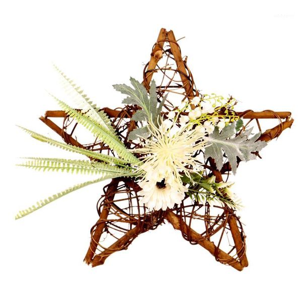 decorative flowers & wreaths szs wreath wooden five-pointed star pendant garlands home decor1
decorative flowers & wreaths szs wreath wooden five-pointed star pendant garlands home decor1