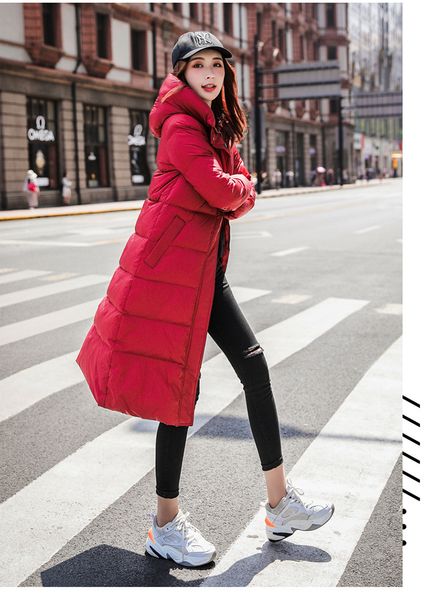 2021 new ladies of long winter to thick warm white down jacket with hood ...h00148 348p, Black
2021 new ladies of long winter to thick warm white down jacket with hood ...h00148 348p, Black