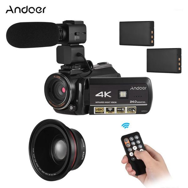 andoer ac3 uhd 24mp digital video camera camcorder dv recorder shoe mount with 2pcs batteries+extra 0.39x lens+microphone1
andoer ac3 uhd 24mp digital video camera camcorder dv recorder shoe mount with 2pcs batteries+extra 0.39x lens+microphone1