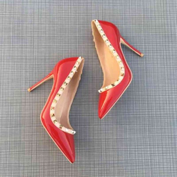 shoes autumn women spring v rivet spiked high heels pumps studded stiletto heel pointed nude patent leather party, Black
shoes autumn women spring v rivet spiked high heels pumps studded stiletto heel pointed nude patent leather party, Black