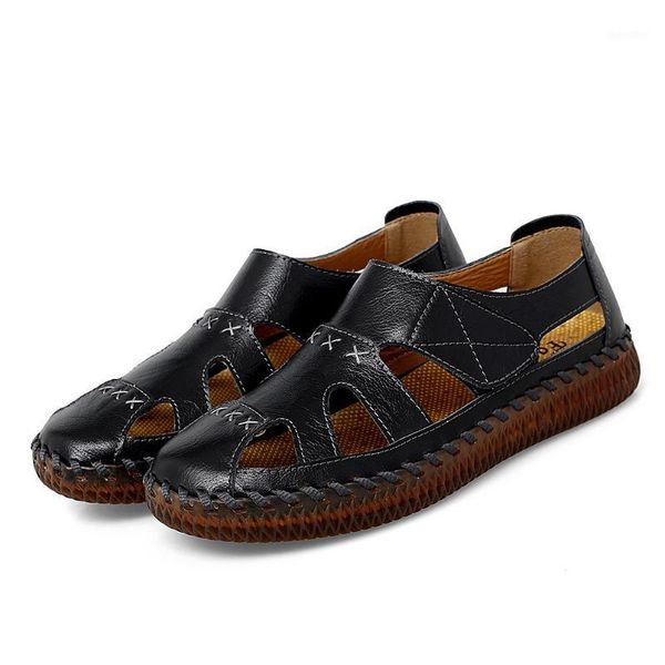 2020 summer casual men shoes breathable beach male sandals men shoes leather soft male sandals big size 38-481, Black
2020 summer casual men shoes breathable beach male sandals men shoes leather soft male sandals big size 38-481, Black
