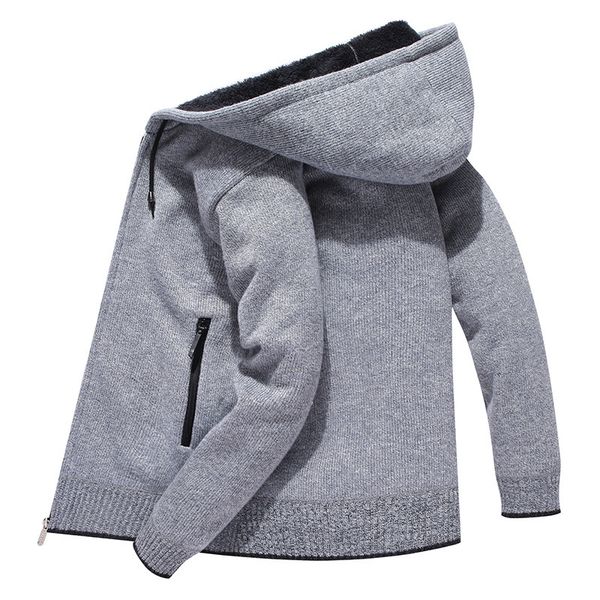 2021 brushed men's hoodie thick cardigan sweater young men fall and winter jacket casual 8yyx, White;black
2021 brushed men's hoodie thick cardigan sweater young men fall and winter jacket casual 8yyx, White;black