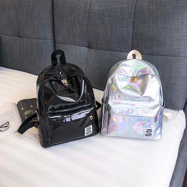 hologram laser backpack for school student women's laser silver color holographic bag backpacks women backpack mochila feminina
hologram laser backpack for school student women's laser silver color holographic bag backpacks women backpack mochila feminina