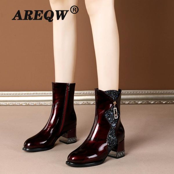 fashion elastic ankle boots women 2021 winter flock ladies high heel chunky heel rhinestone botas elegant lady shoes, Black
fashion elastic ankle boots women 2021 winter flock ladies high heel chunky heel rhinestone botas elegant lady shoes, Black