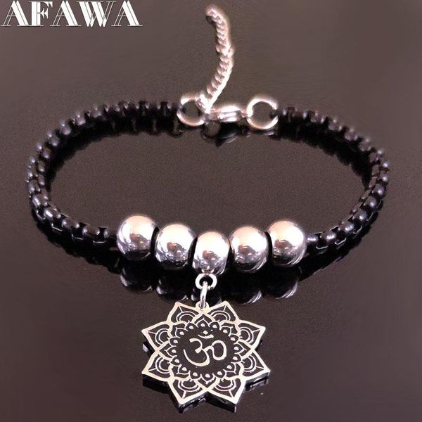 link, chain 2021 fashion yoga lotus stainless steel charm bracelet women black color bracelets jewelry joyeria acero inoxidable mujer b18468
link, chain 2021 fashion yoga lotus stainless steel charm bracelet women black color bracelets jewelry joyeria acero inoxidable mujer b18468