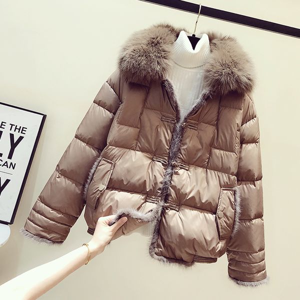 ftlzz women coat 90% duck down jacket real fox fur collar hooded jacket casual women thick warm button duck down outwear c1204, Black
ftlzz women coat 90% duck down jacket real fox fur collar hooded jacket casual women thick warm button duck down outwear c1204, Black