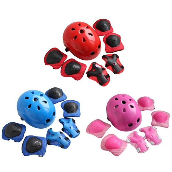 elbow & knee pads 7 pcs/set kids boy girl safety helmet pad sets children cycling skating roller protection guard, Black;gray
elbow & knee pads 7 pcs/set kids boy girl safety helmet pad sets children cycling skating roller protection guard, Black;gray