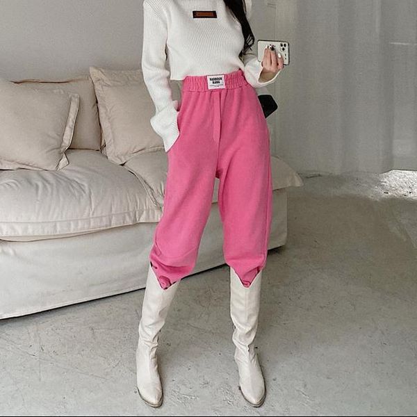 zhisilao fashion cargo pants women solid harem straight streetwear pants solid high waist trousers mujer 2020 chic retro, Black;white
zhisilao fashion cargo pants women solid harem straight streetwear pants solid high waist trousers mujer 2020 chic retro, Black;white
