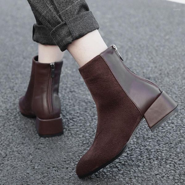 boots short women all-match thin skinny thick heel mid-heel ankle design brand fashion ladies shoes boot1, Black
boots short women all-match thin skinny thick heel mid-heel ankle design brand fashion ladies shoes boot1, Black