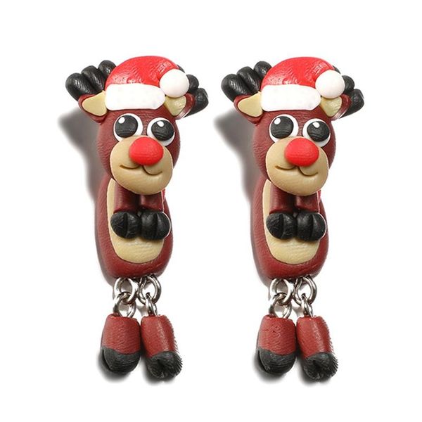 stud snowman pendant earrings cute deer merry christmas soft pottery polymer clay women jewelry gifts ceramics, Golden;silver
stud snowman pendant earrings cute deer merry christmas soft pottery polymer clay women jewelry gifts ceramics, Golden;silver