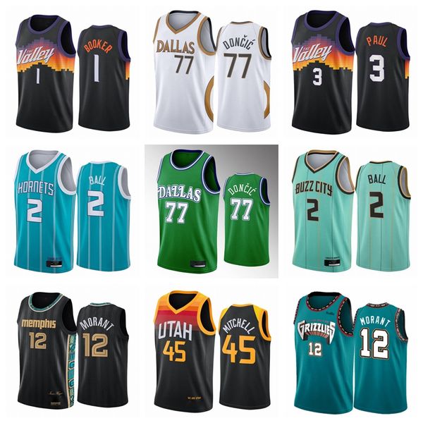 lamelo 2 ball ja 12 morant jersey donovan 45 mitchell luka 77 university doncic jerseys devin 1 booker chris 3 paul basketball jersey 2021, Black;red
lamelo 2 ball ja 12 morant jersey donovan 45 mitchell luka 77 university doncic jerseys devin 1 booker chris 3 paul basketball jersey 2021, Black;red