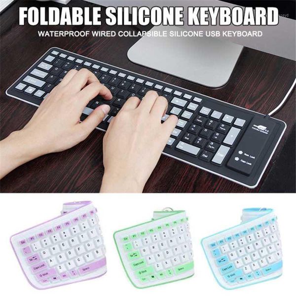 keyboards foldable silicone keyboard usb wired silicon flexible soft waterproof roll up silica gel for pc lapnotebook1
keyboards foldable silicone keyboard usb wired silicon flexible soft waterproof roll up silica gel for pc lapnotebook1