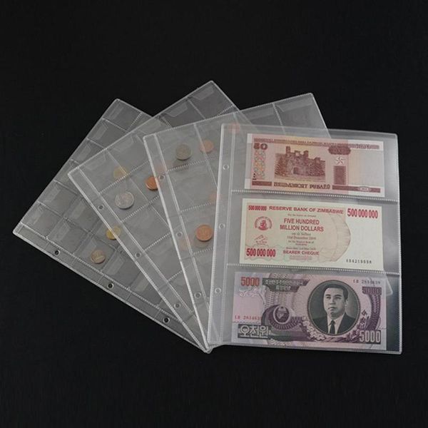 storage bags commemorative coin holder pvc sheets folder pages hard cash or banknote money collection
storage bags commemorative coin holder pvc sheets folder pages hard cash or banknote money collection