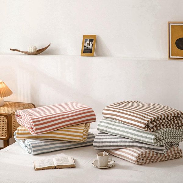 comforters & sets 2021 simple striped cotton knitted summer cool quilt thin air conditioning
comforters & sets 2021 simple striped cotton knitted summer cool quilt thin air conditioning
