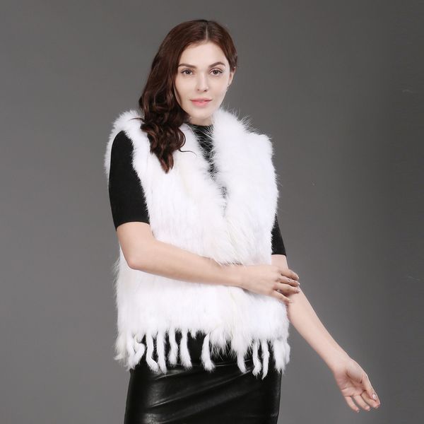 real women's party quality crocheted waistcoat 100% genuine gilet rabbit raccoon skin vest, Black
real women's party quality crocheted waistcoat 100% genuine gilet rabbit raccoon skin vest, Black
