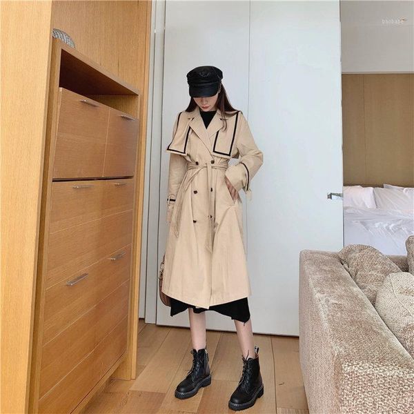 alien kitty khaki casual chic office lady sailor-collar elegant vintage long trench lace-up loose female all match coats1, Tan;black
alien kitty khaki casual chic office lady sailor-collar elegant vintage long trench lace-up loose female all match coats1, Tan;black