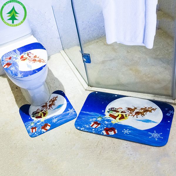 3pcs set christmas creative ornament decoration floor toilet seat bathroom safety mat red 
3pcs set christmas creative ornament decoration floor toilet seat bathroom safety mat red