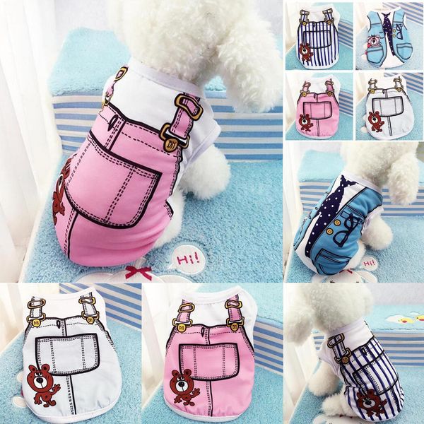 shirt cartoon vest spring cat dog summer comfortable t-shirt pet clothes puppy costume outfits cute clothing 1 nen4n
shirt cartoon vest spring cat dog summer comfortable t-shirt pet clothes puppy costume outfits cute clothing 1 nen4n