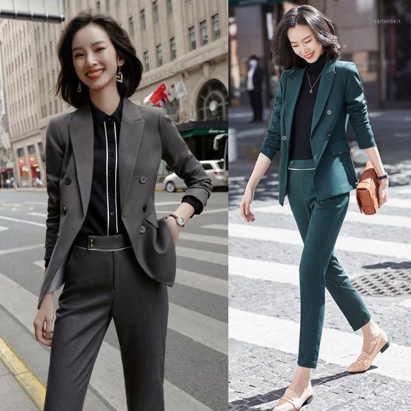 women's two piece pants formal ladies grey blazer women business suits with pant and jacket sets work office uniform styles pantsuits1, White
women's two piece pants formal ladies grey blazer women business suits with pant and jacket sets work office uniform styles pantsuits1, White