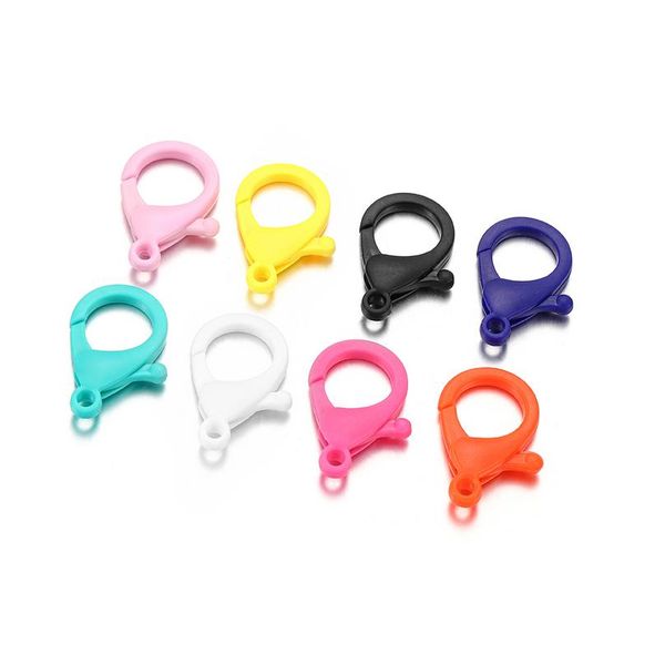 10pcs/lot colorful plastic key chain ring metal lobster clasp hooks clips connectors for diy jewelry making supplies acc wmtgdp, Silver
10pcs/lot colorful plastic key chain ring metal lobster clasp hooks clips connectors for diy jewelry making supplies acc wmtgdp, Silver
