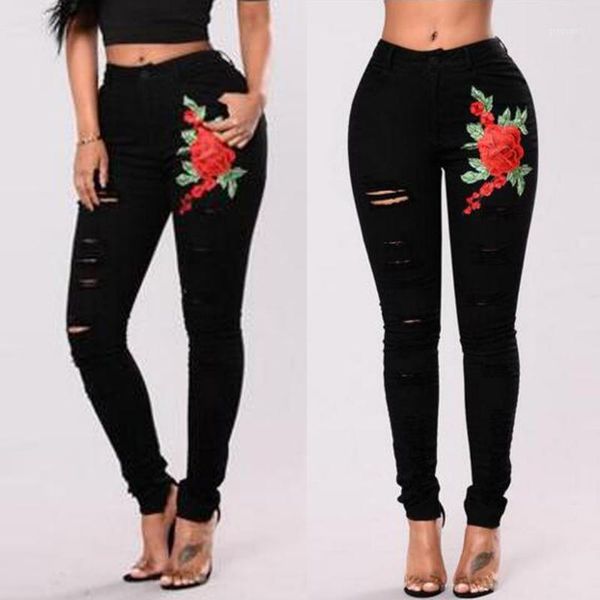 fashion jeans woman mom ripped jeans plus size embroidered pocket hole denim button zipper pants mujer s101, Blue
fashion jeans woman mom ripped jeans plus size embroidered pocket hole denim button zipper pants mujer s101, Blue