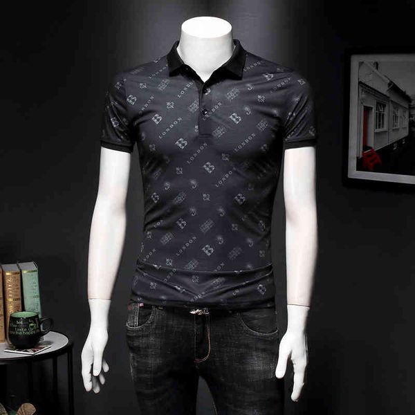 men's polos summer ice silk polo shirt men's letter printing brand lapel short sleeve t-shirt business casual kj46, White;black
men's polos summer ice silk polo shirt men's letter printing brand lapel short sleeve t-shirt business casual kj46, White;black