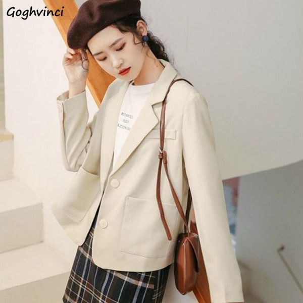 women's suits & blazers women temperament short korean style ulzzang fashion solid loose notched casual all-match womens overcoat daily, White;black
women's suits & blazers women temperament short korean style ulzzang fashion solid loose notched casual all-match womens overcoat daily, White;black