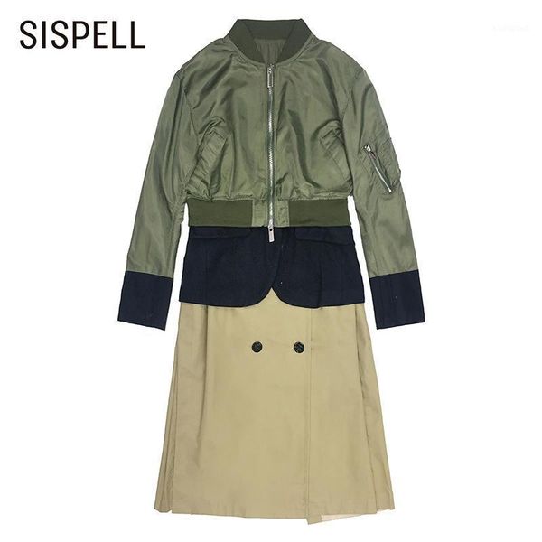 sispell patchwork hit color for female windbreaker coats lapel collar long sleeve loose women's casual coats fashion streetwear1, Tan;black
sispell patchwork hit color for female windbreaker coats lapel collar long sleeve loose women's casual coats fashion streetwear1, Tan;black