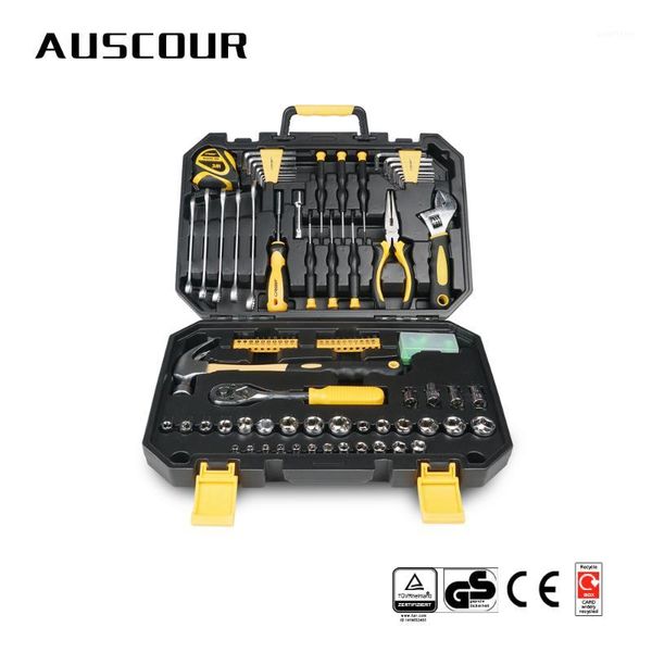 127pcs hand tool set repair household tool set hand kit with plastic toolbox storage case socket wrench screwdriver knife1
127pcs hand tool set repair household tool set hand kit with plastic toolbox storage case socket wrench screwdriver knife1