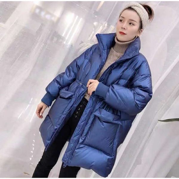 oversized shiny metal thick women down coat stand collar solid drawstring female coats winter warm ladies loose clothes y201026, Black
oversized shiny metal thick women down coat stand collar solid drawstring female coats winter warm ladies loose clothes y201026, Black
